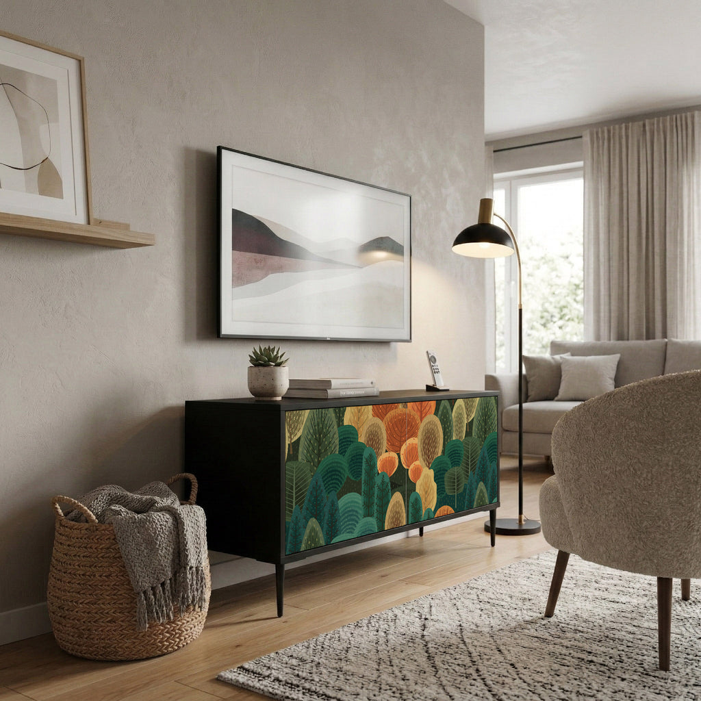 AUTUMN KALEIDOSCOPE Móvel de TV Compacto de 2 Portas