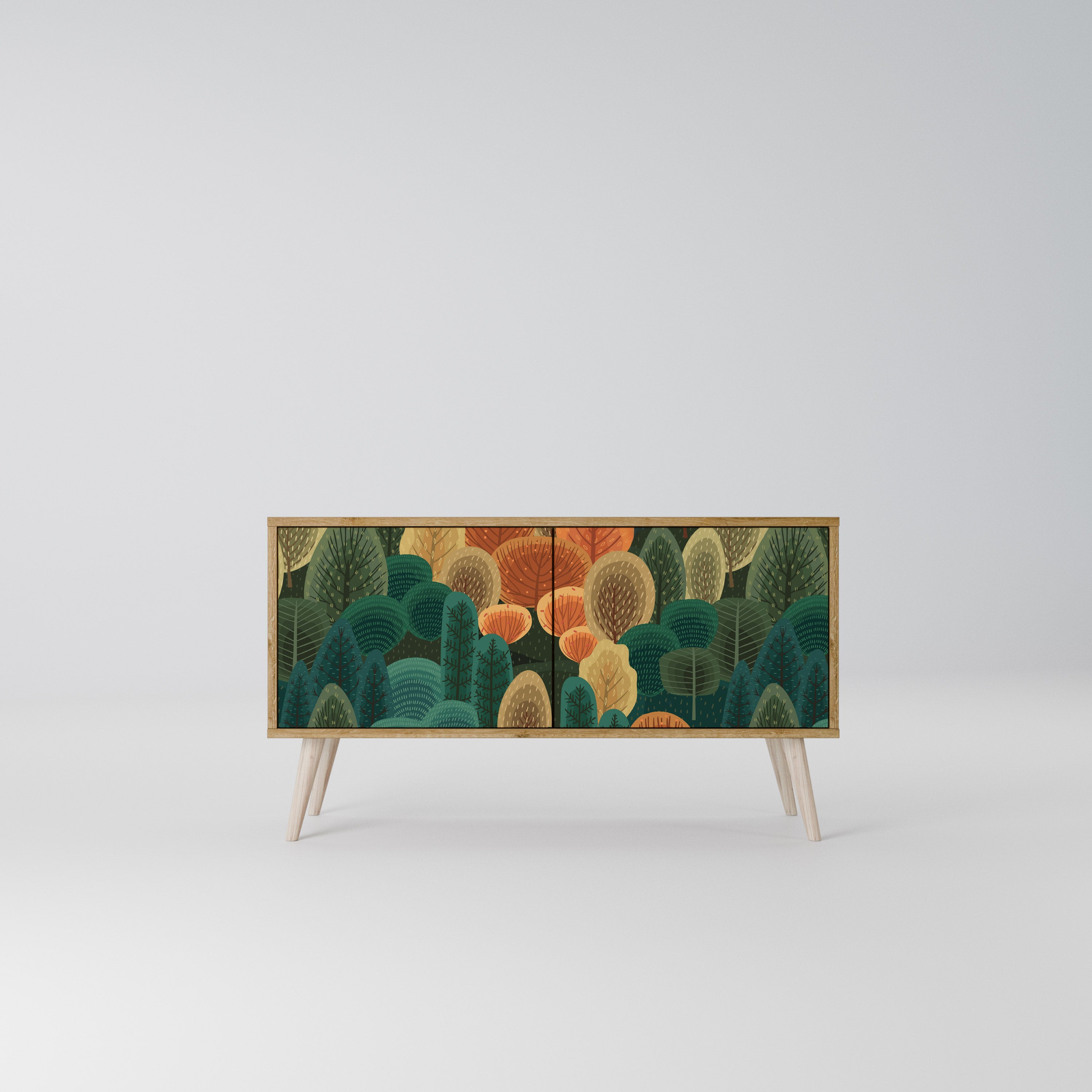 AUTUMN KALEIDOSCOPE Móvel de TV Compacto de 2 Portas