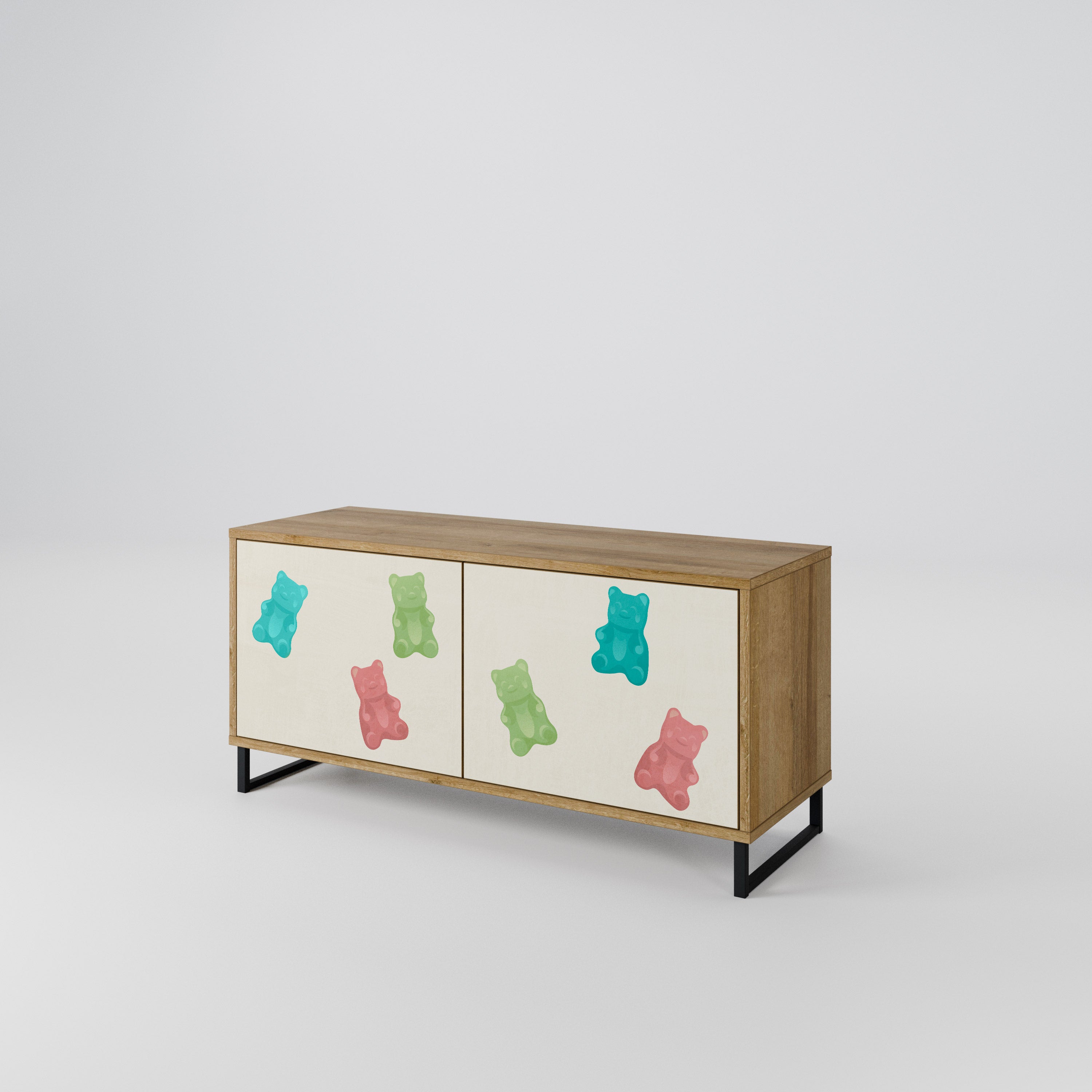 GUMMY BEARS Compact 2-Door TV Cabinet