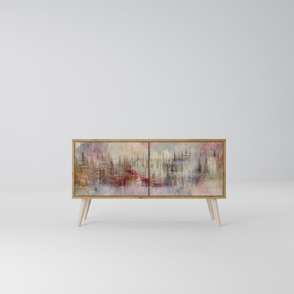 VEILED SUMMIT Móvel de TV Compacto de 2 Portas