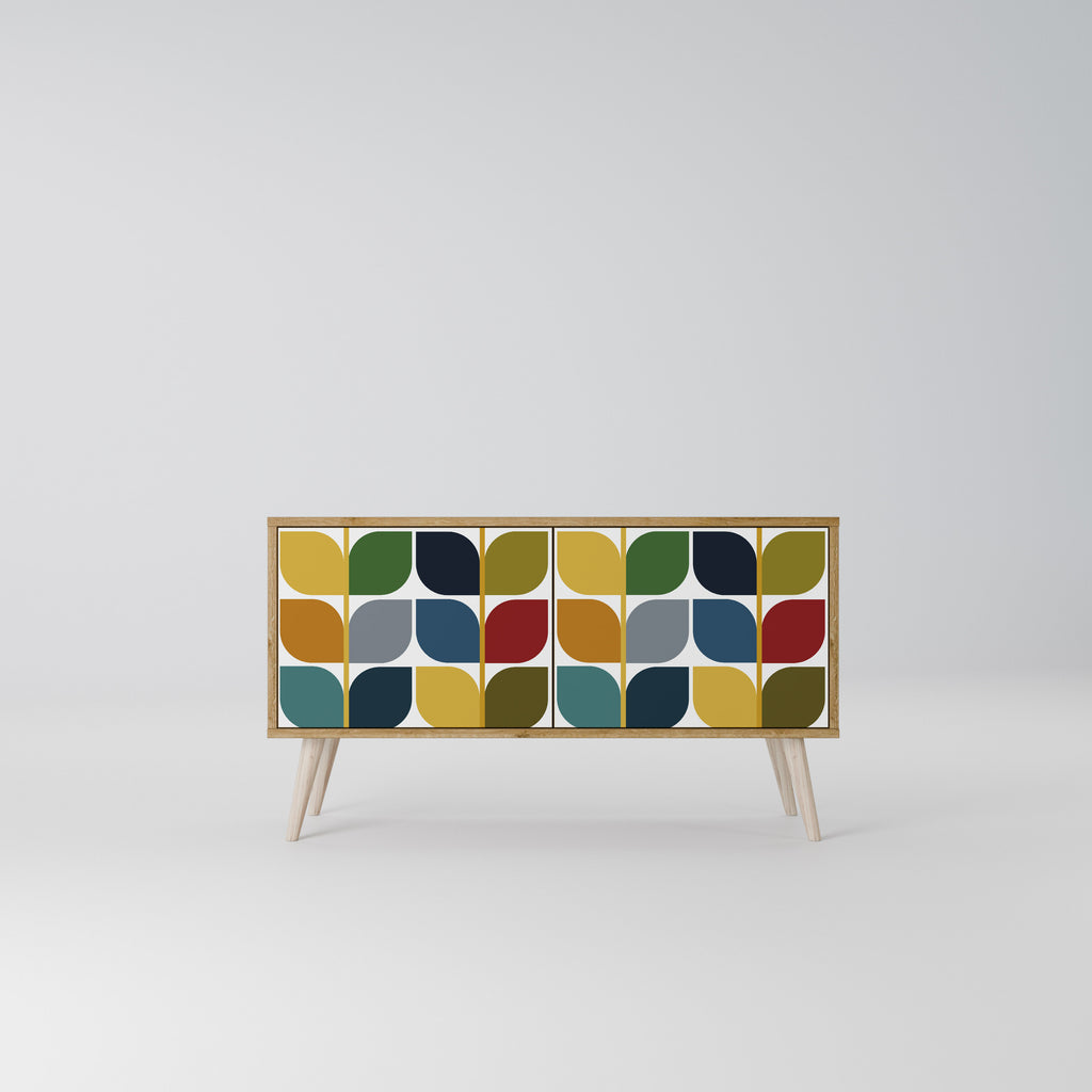 WEIGHTLESS HOURS Móvel de TV Compacto de 2 Portas