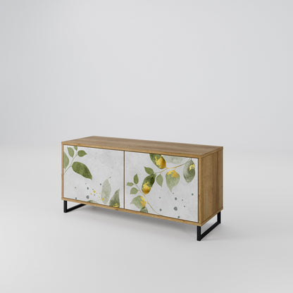 ELEGANT BOTANICS Móvel de TV Compacto de 2 Portas
