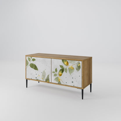 ELEGANT BOTANICS Móvel de TV Compacto de 2 Portas