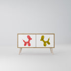 CHILDHOOD MEMORY Móvel de TV Compacto de 2 Portas