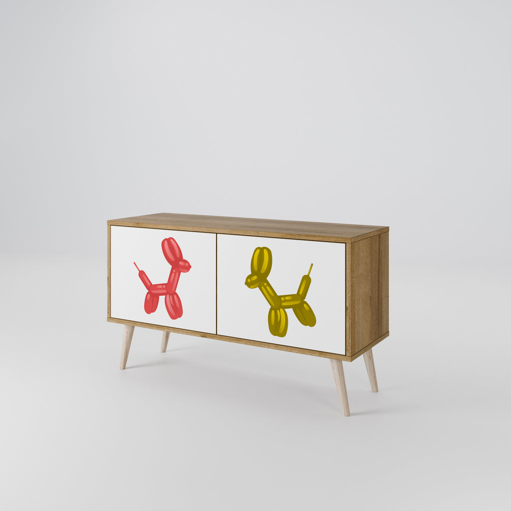 CHILDHOOD MEMORY Móvel de TV Compacto de 2 Portas