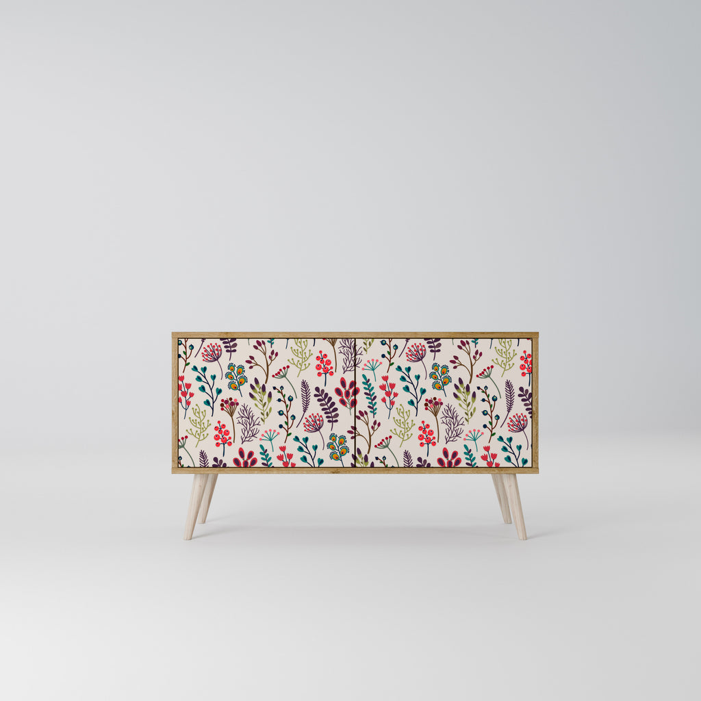 AUTUMN SUNDRIES Móvel de TV Compacto de 2 Portas