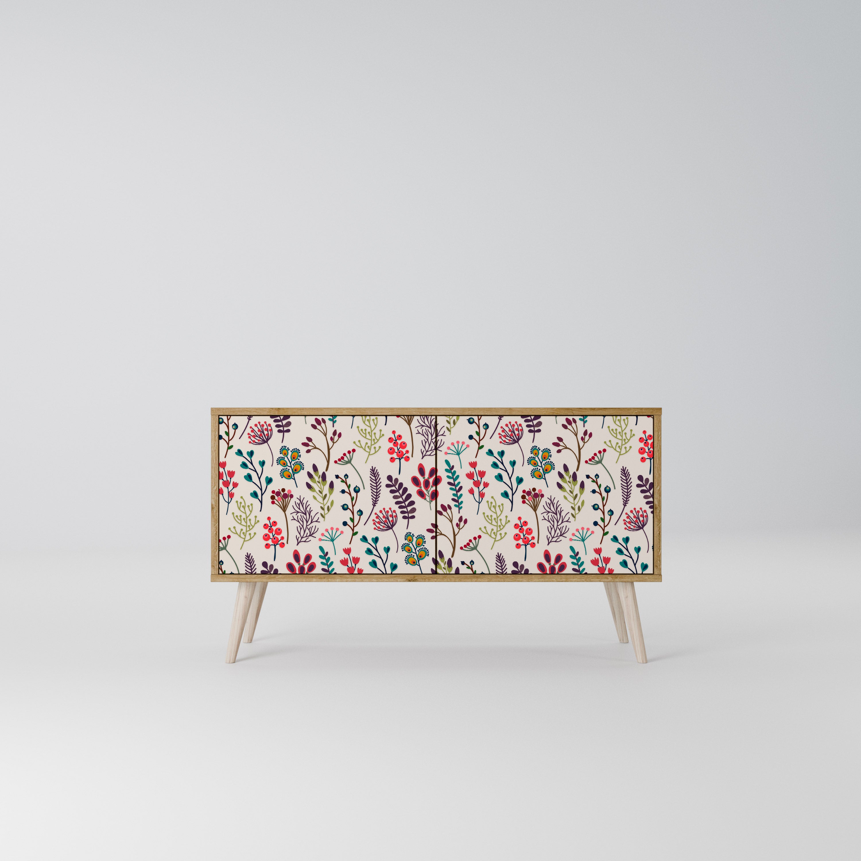 AUTUMN SUNDRIES Móvel de TV Compacto de 2 Portas