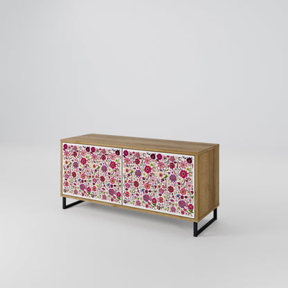 PETAL GARDEN Móvel de TV Compacto de 2 Portas