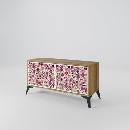PETAL GARDEN Móvel de TV Compacto de 2 Portas