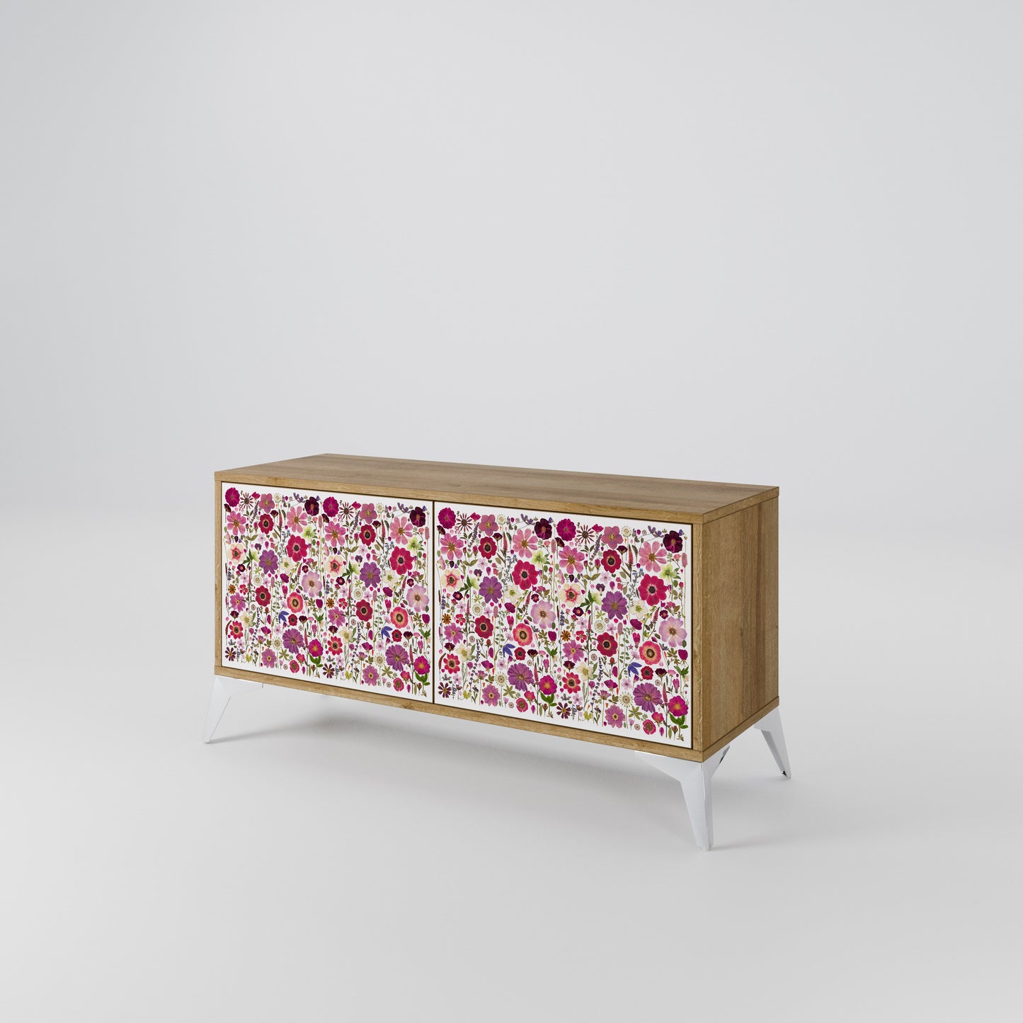 PETAL GARDEN Móvel de TV Compacto de 2 Portas