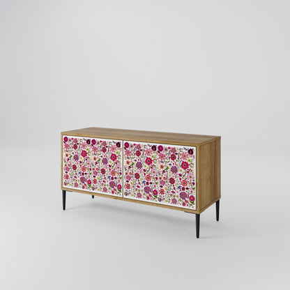 PETAL GARDEN Móvel de TV Compacto de 2 Portas