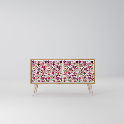 PETAL GARDEN Móvel de TV Compacto de 2 Portas