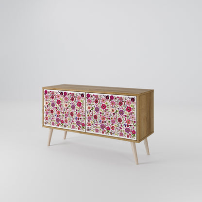 PETAL GARDEN Móvel de TV Compacto de 2 Portas