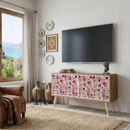 PETAL GARDEN Móvel de TV Compacto de 2 Portas