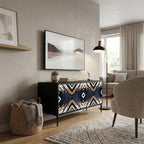 ARTFUL GEOMETRY Móvel de TV Compacto de 2 Portas