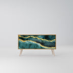 GOLDRUSH ODYSSEY Móvel de TV Compacto de 2 Portas