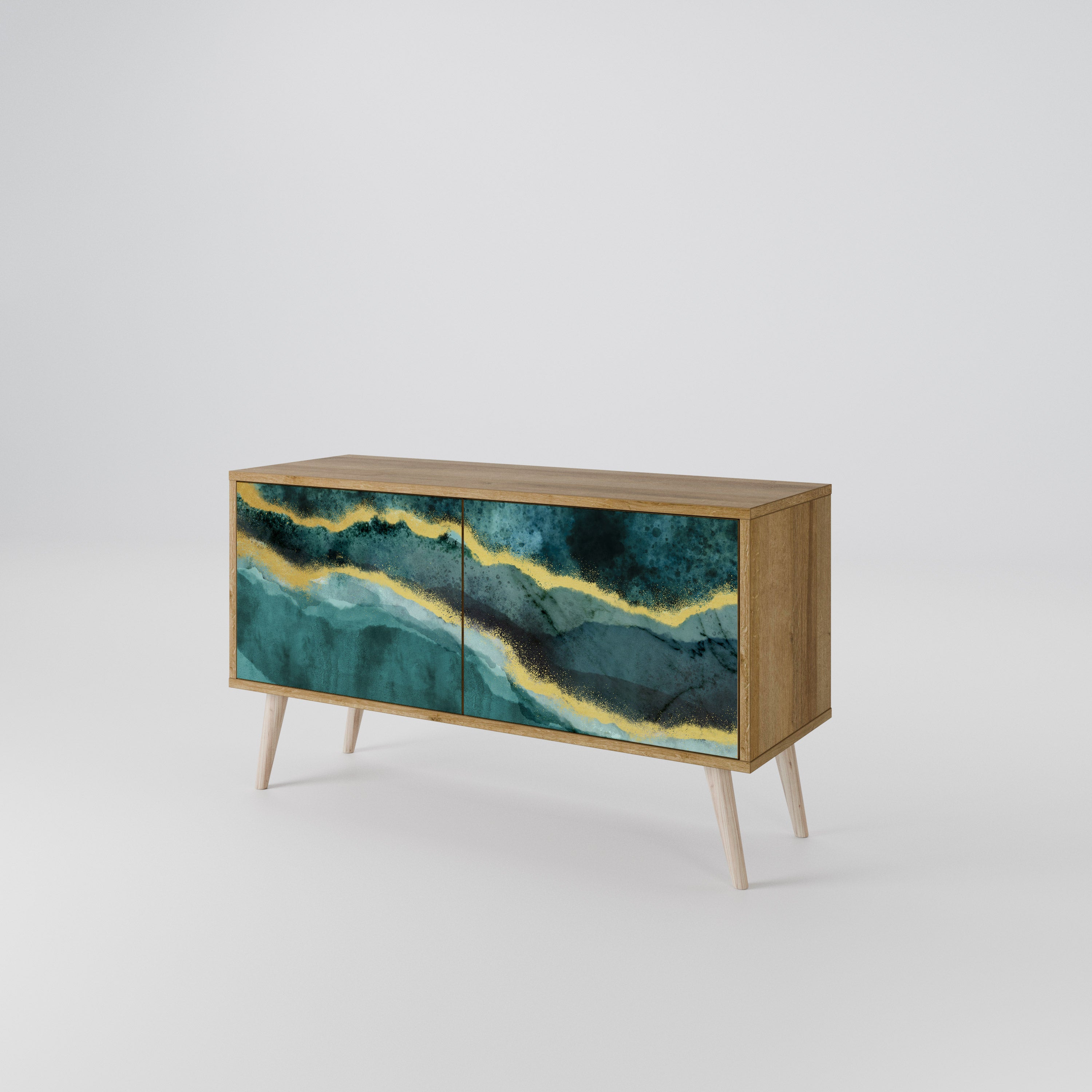 GOLDRUSH ODYSSEY Compact 2-Door TV Cabinet