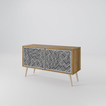 TEMPORARY SEQUENCE Móvel de TV Compacto de 2 Portas