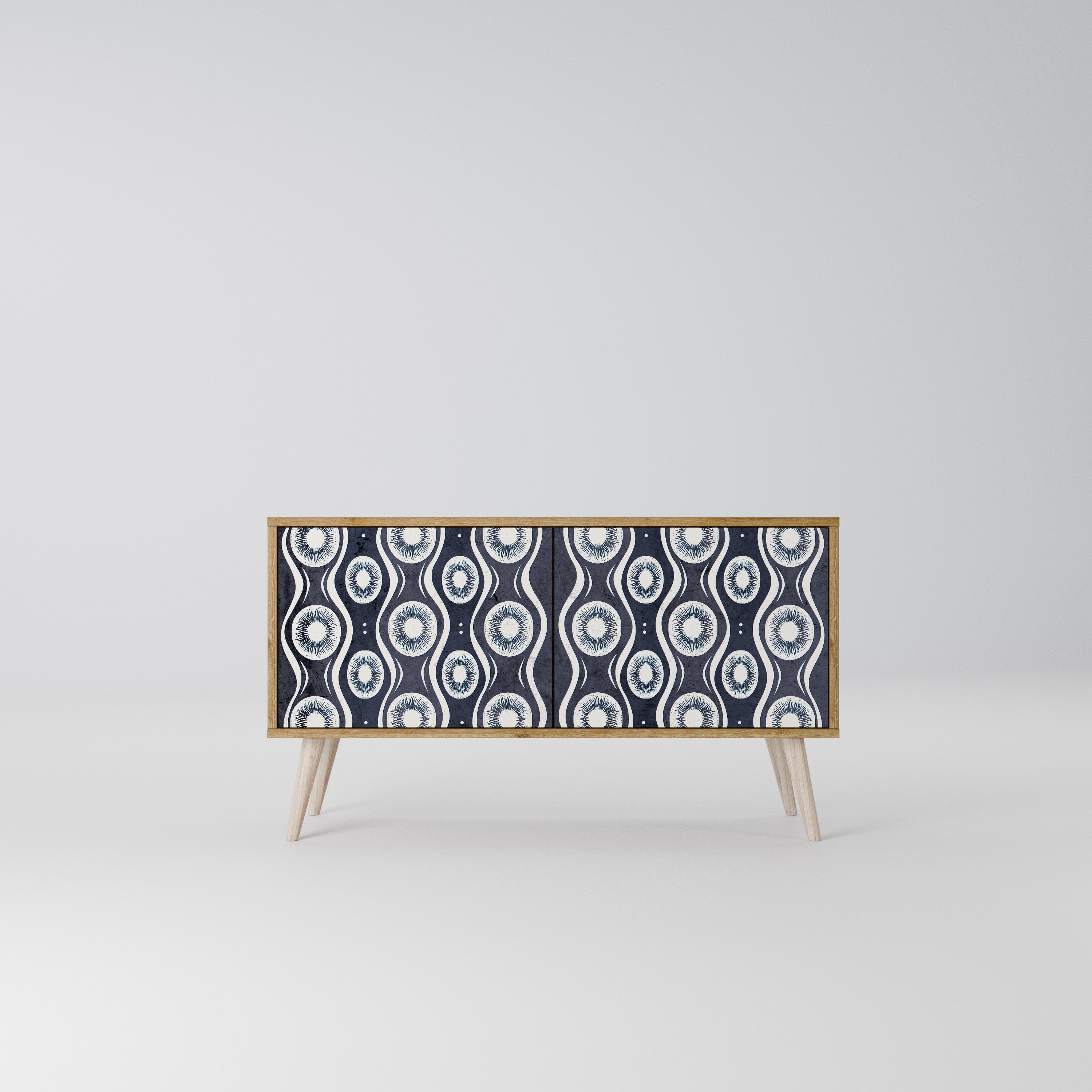 GRAPHITE EYES Compact 2-Door TV Cabinet