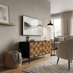 BROWN EYES Compact 2-Door TV Cabinet