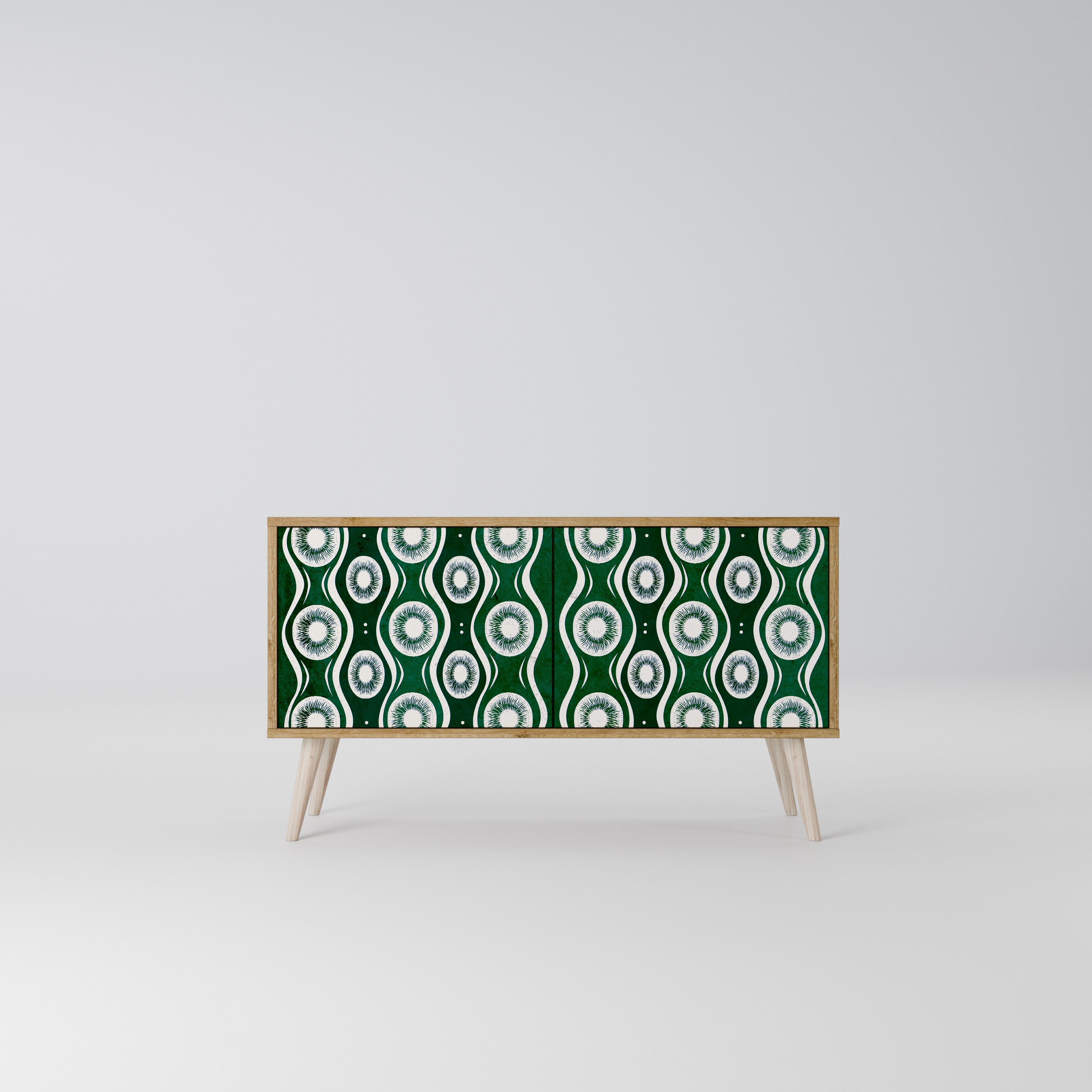 GREEN EYES Compact 2-Door TV Cabinet