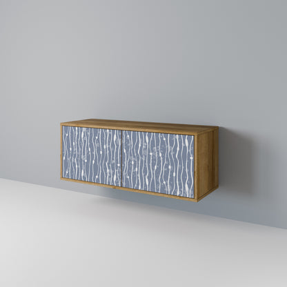 GRAPHITE RAIN Móvel de TV Compacto de 2 Portas