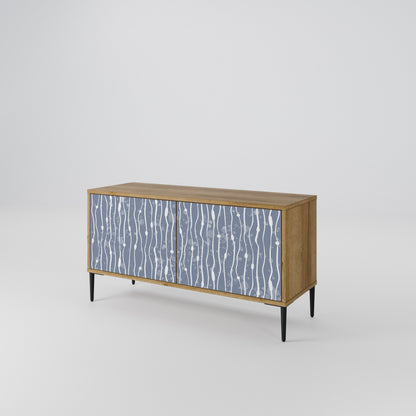 GRAPHITE RAIN Móvel de TV Compacto de 2 Portas