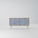 GRAPHITE RAIN Móvel de TV Compacto de 2 Portas