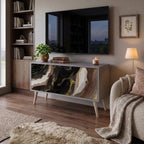 GOLD DUST Móvel de TV Compacto de 2 Portas