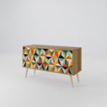 TESSELATE TREASURES Compact 2-Door TV Cabinet