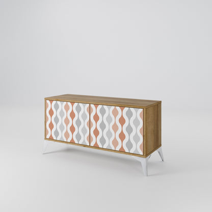 HAZY NOSTALGIA Compact 2-Door TV Cabinet