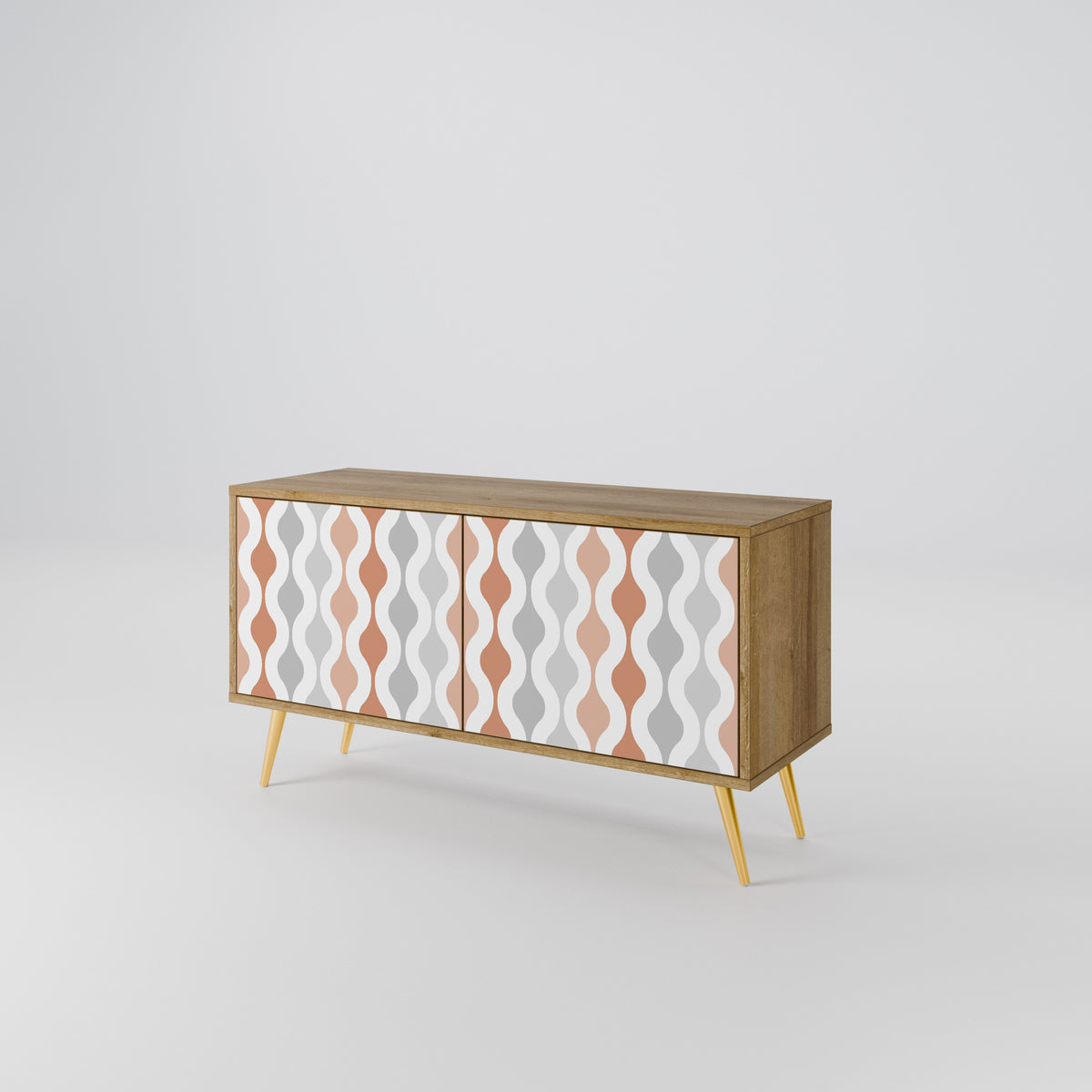 HAZY NOSTALGIA Compact 2-Door TV Cabinet