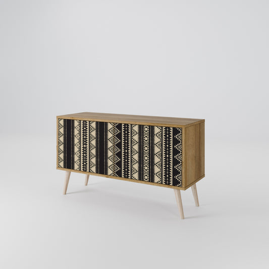 AZTEC Móvel de TV Compacto de 2 Portas