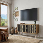 AZTEC Móvel de TV Compacto de 2 Portas