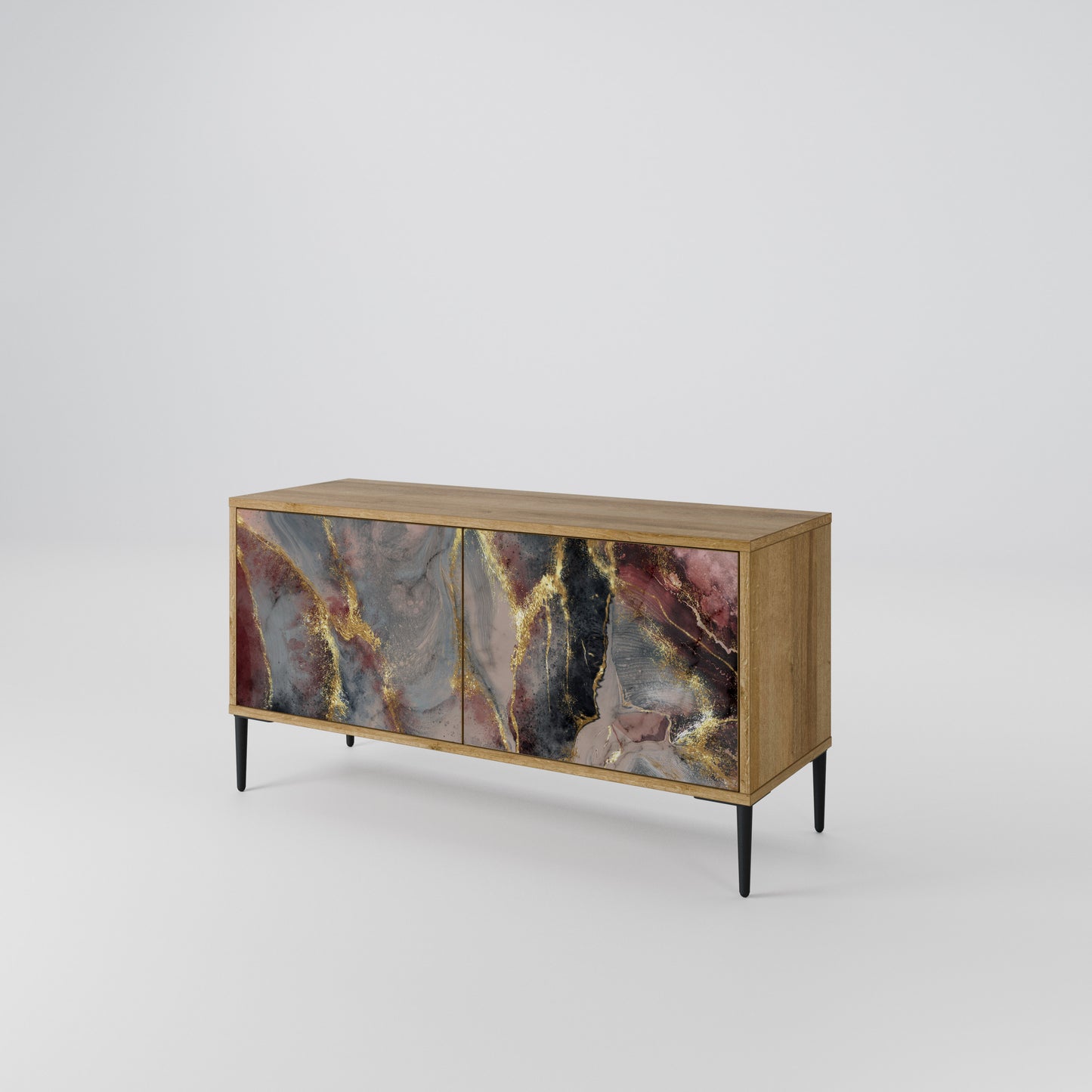 GOLDEN TIDES Compact 2-Door TV Cabinet