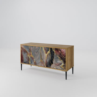 GOLDEN TIDES Compact 2-Door TV Cabinet