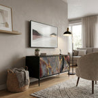 GOLDEN TIDES Compact 2-Door TV Cabinet