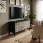SLIGHTLY BLURRED Compact 2-Door TV Cabinet