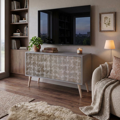 SLIGHTLY BLURRED Compact 2-Door TV Cabinet