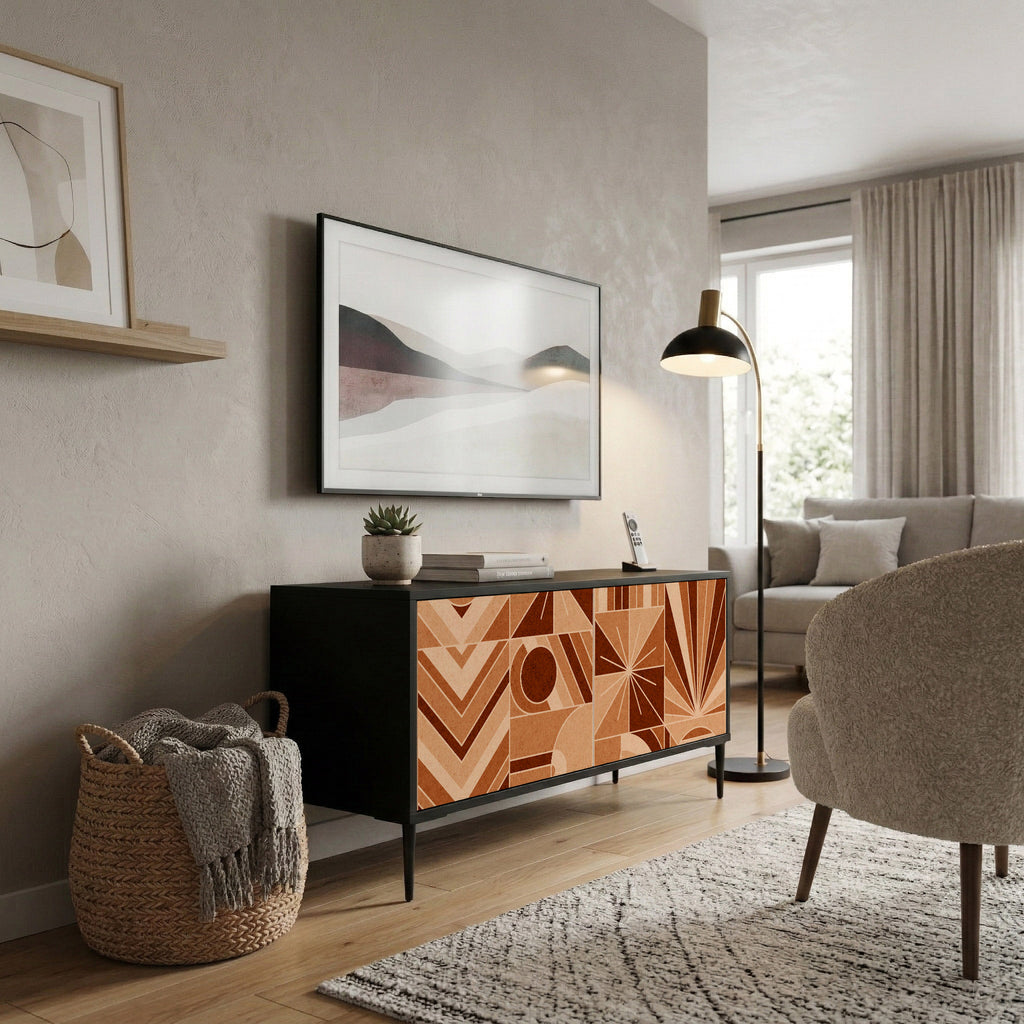 PRISM MOSAIC Compact 2-Door TV Cabinet