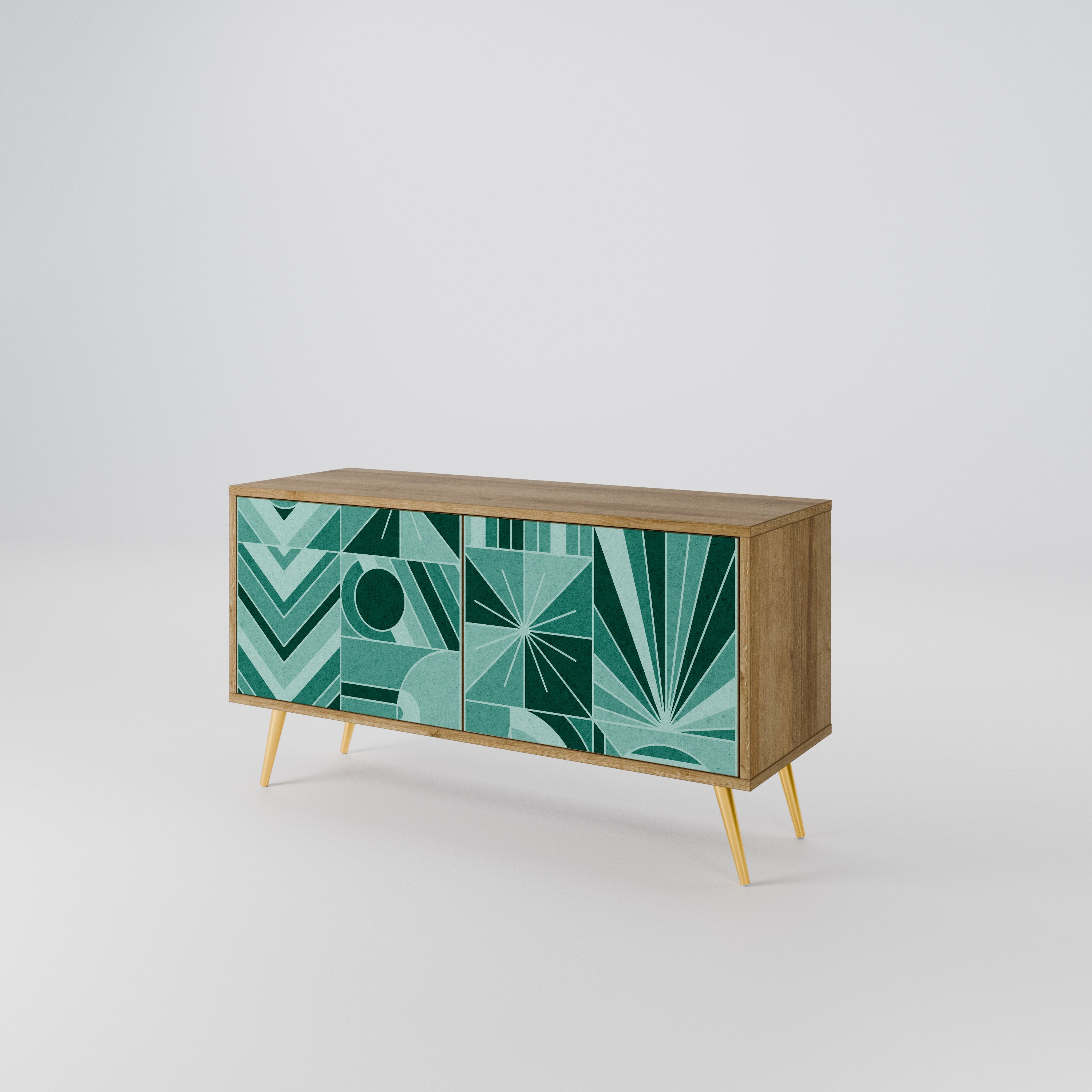 HARMONIC GRID Móvel de TV Compacto de 2 Portas