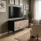 BUILDING THE FUTURE Compact 2-Door TV Cabinet