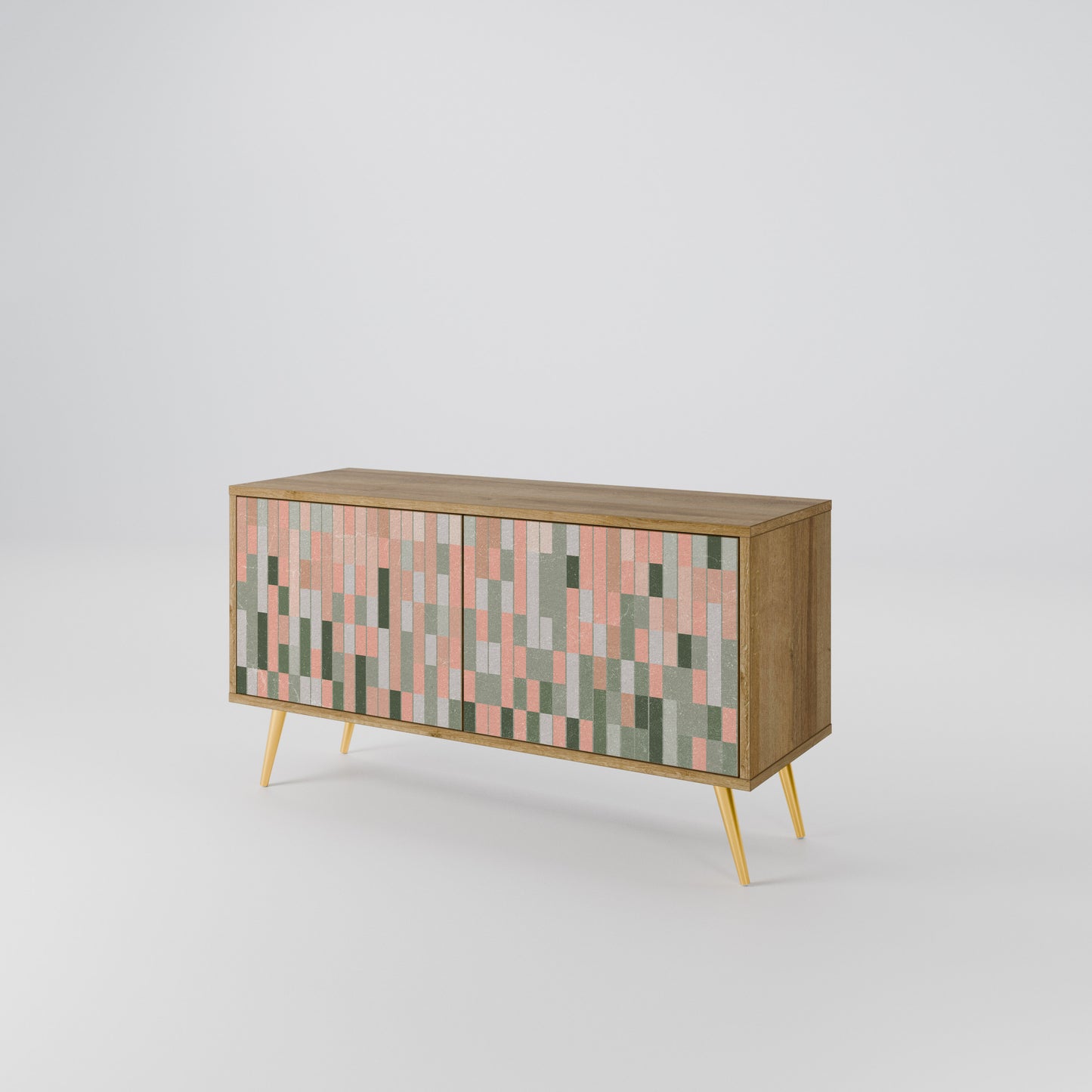BUILDING THE FUTURE Compact 2-Door TV Cabinet