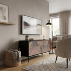 GILDED SWIRLS Compact 2-Door TV Cabinet