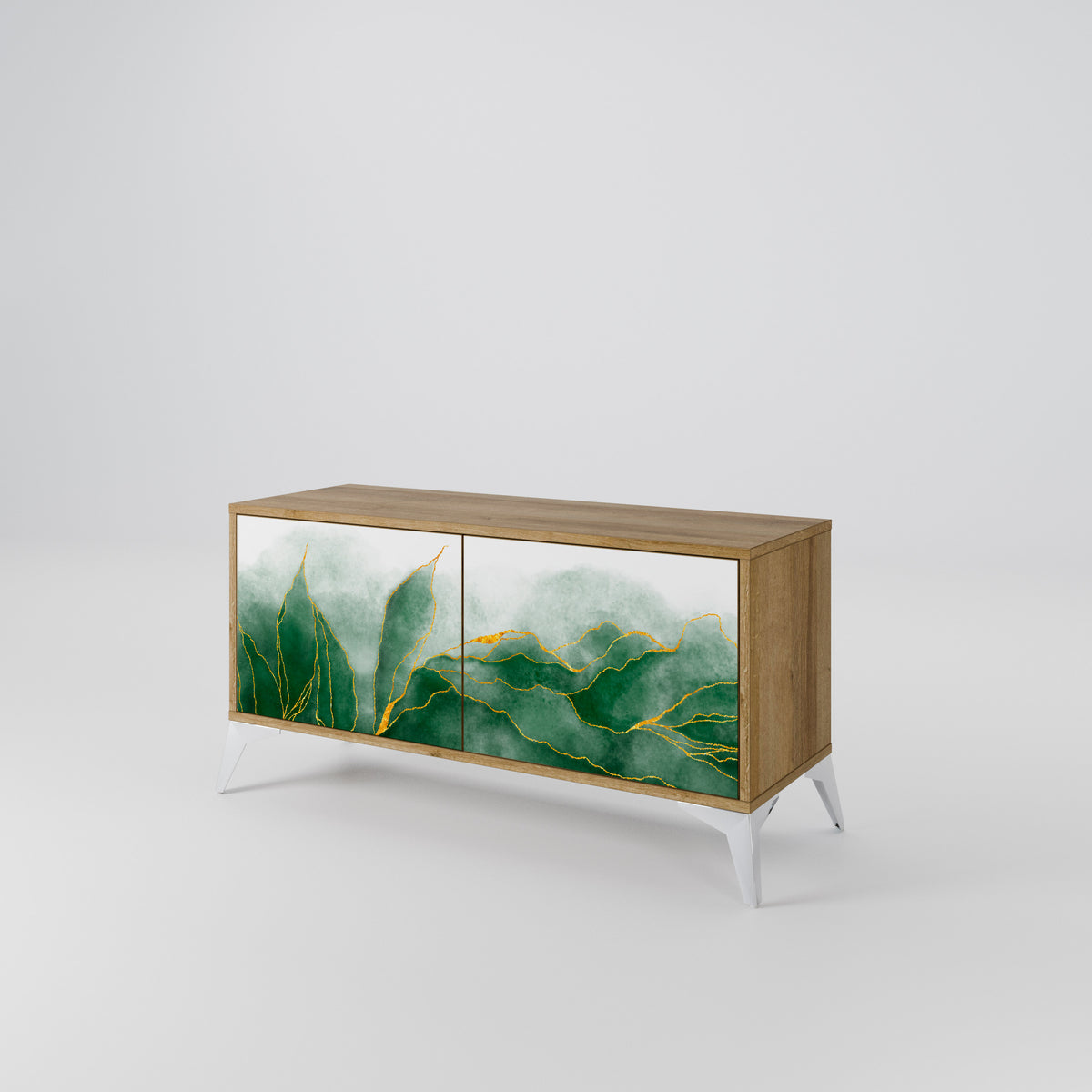 EXPENSIVE NATURE Móvel de TV Compacto de 2 Portas