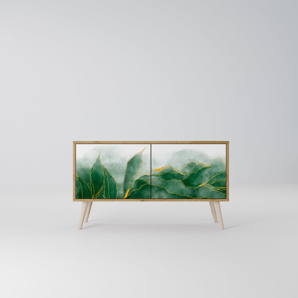 EXPENSIVE NATURE Compact 2-Door TV Cabinet