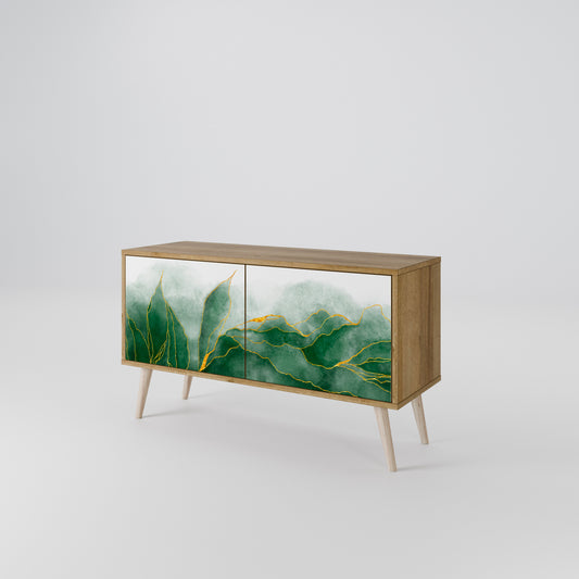 EXPENSIVE NATURE Móvel de TV Compacto de 2 Portas