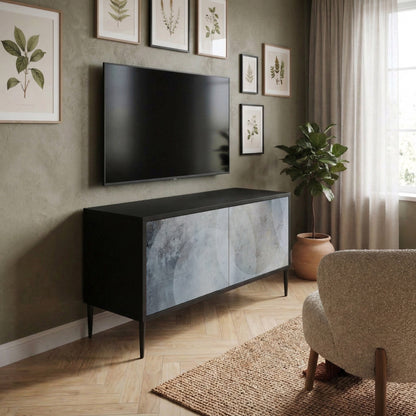 MUTED ARC Móvel de TV Compacto de 2 Portas