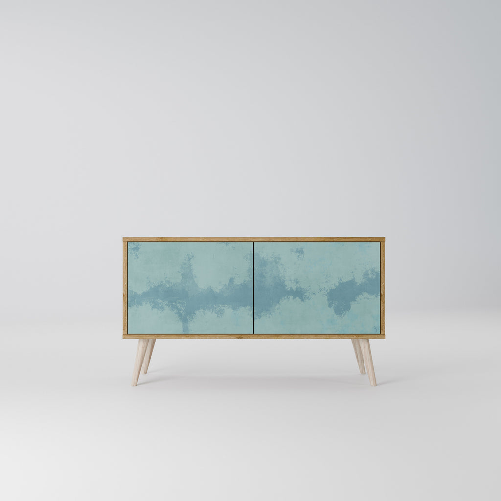 SKY WASH Compact 2-Door TV Cabinet