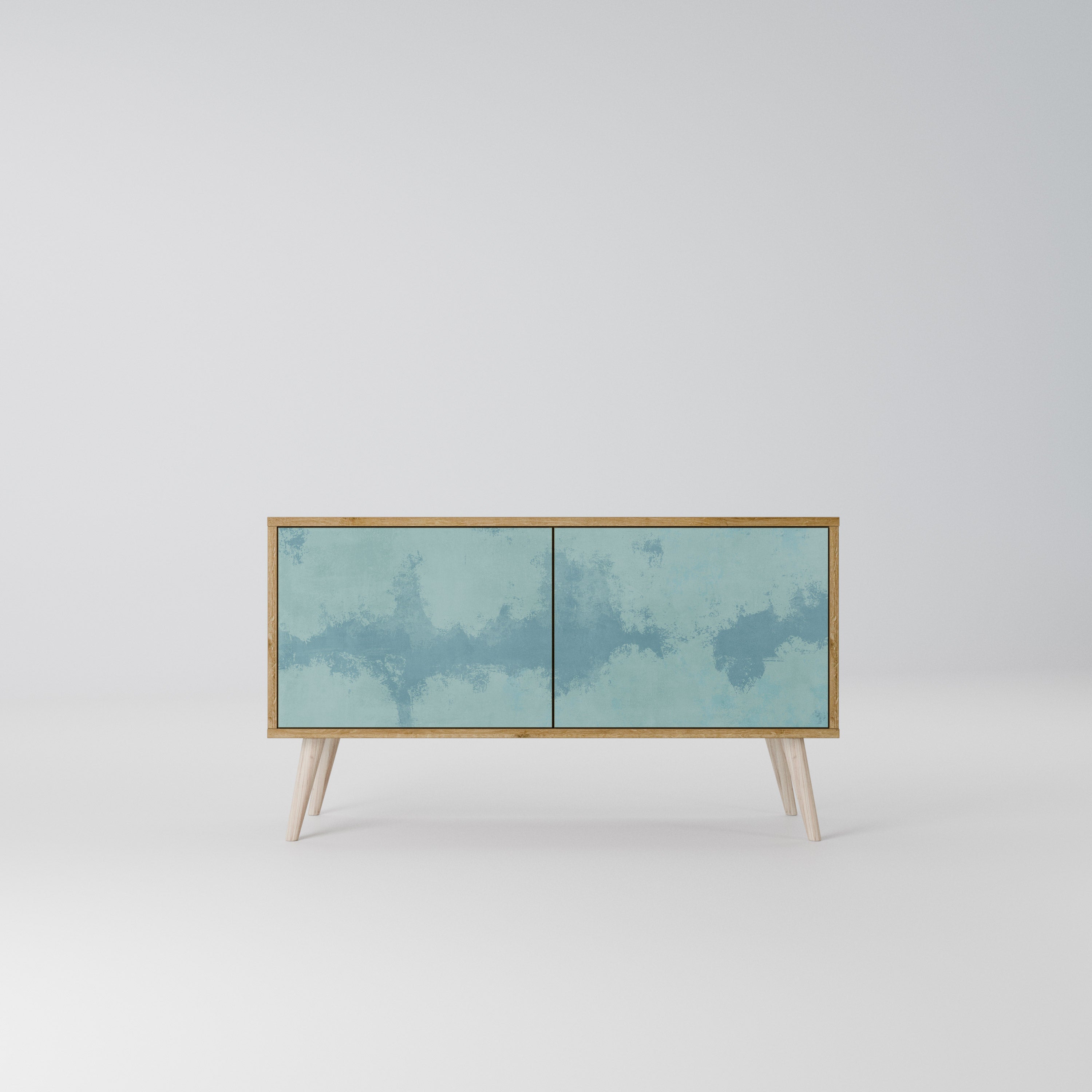 SKY WASH Compact 2-Door TV Cabinet